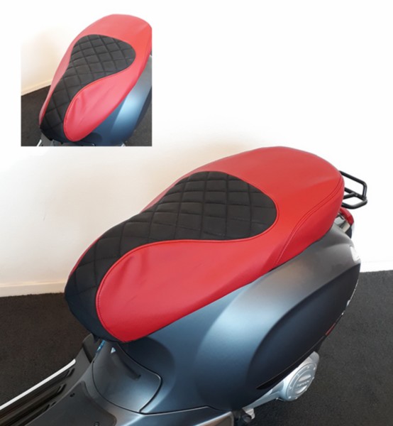 Cover buddyseat exclusive diamond red black Primavera Sprint