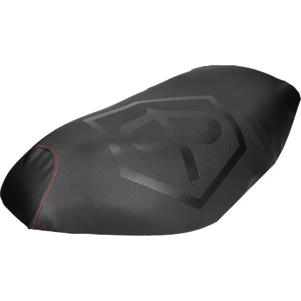 Cover buddyseat + logo (made in eu) Piaggio Piaggio Zip 2000 Sp black red