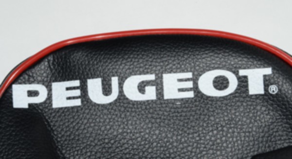 Cover buddyseat Peugeot Vivacity sportline black red