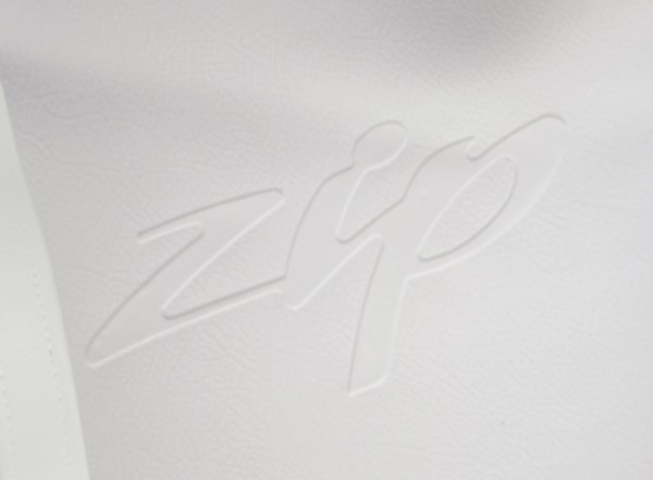 Zadelhoes woord [zip] + band Zip 2000 zip2006-4t wit op=op