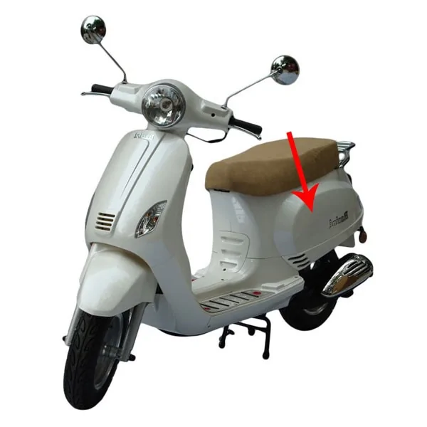 Seitenteil China LX Napoli Riva VX50 weiss links