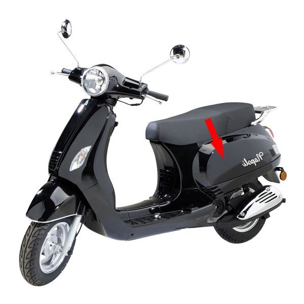 Seitenteil China LX Napoli Riva VX50 Schwarz links