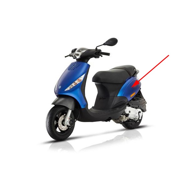 Zijscherm Piaggio Zip 4-takt Euro 4 blauw mat 284 a Piaggio origineel 1b005483000dz