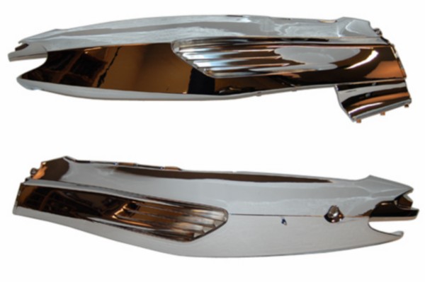 Side cover set Gilera Runner chrome DMP