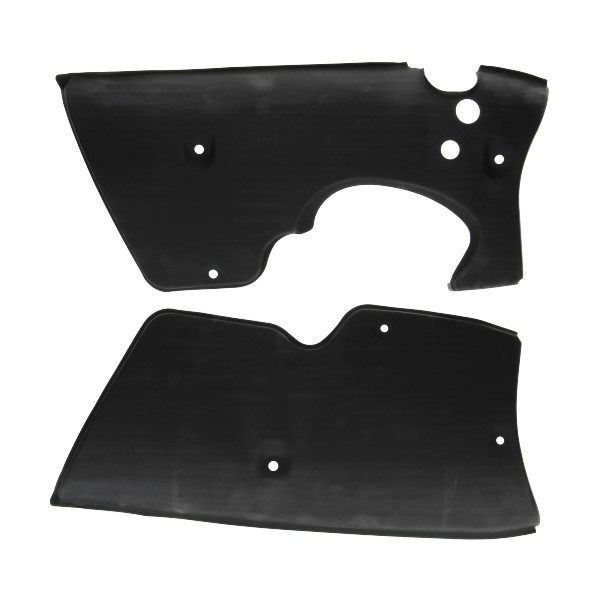 Side cover set super 51.64.04+15.64.03 Kreidler 5 gears black matt