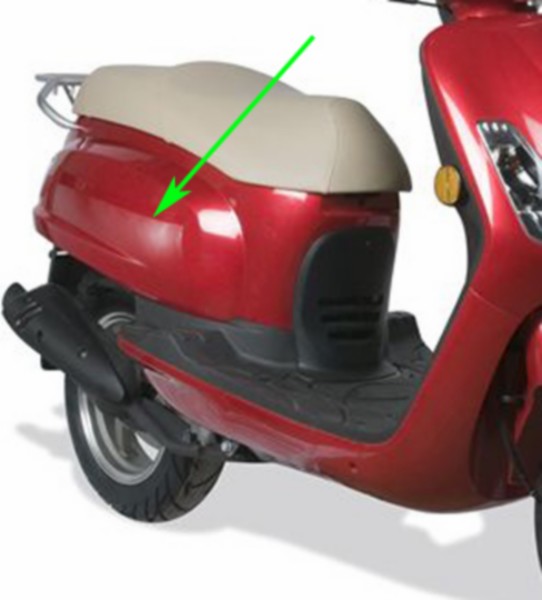 Seitenteil Sym Sym Fiddle Sym Fiddle 2 rot rechts original 83500-ala-000-rd=op=op