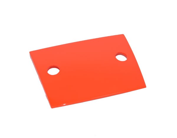 Side cover connecting piece NRG NTT Typhoon red fluor 879 upper Piaggio original ub92340050r