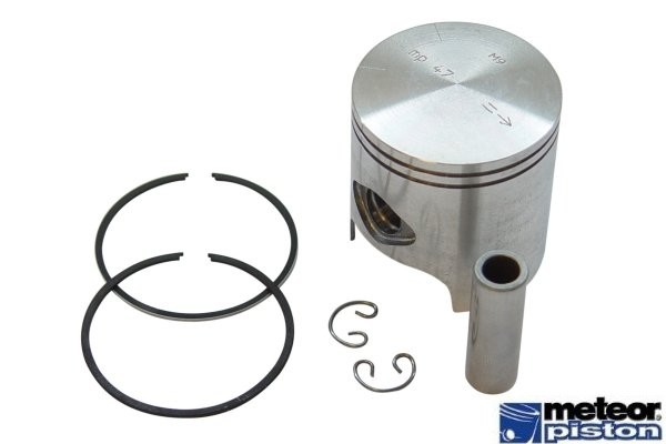 Piston model Polini pin 12 Honda sco kym2t Peugeot Piaggio 2-stroke 47mm Meteor pc1416