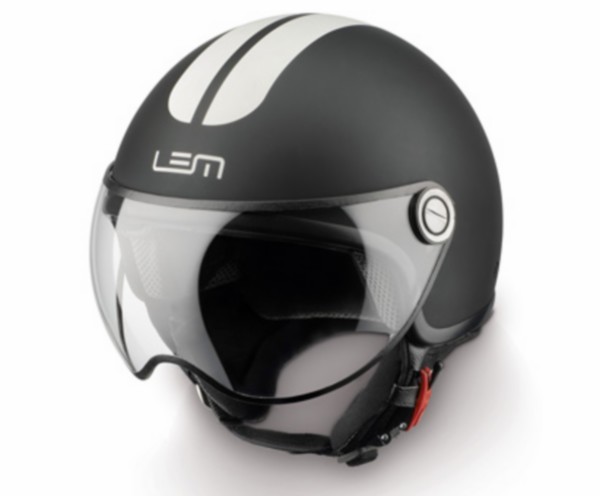 Jet Helm S 55 mit Schaden Schwarz matt Schwarz Lem Go fast Modell modell Roger