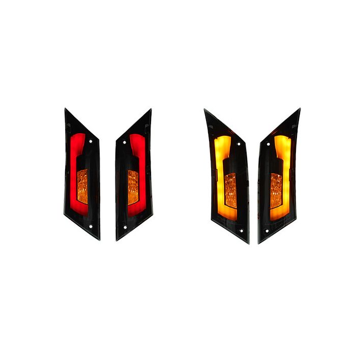 Blinker Satz Rückseite LED Matrix Evo-5 Piaggio Zip 2000 Smoke Power1