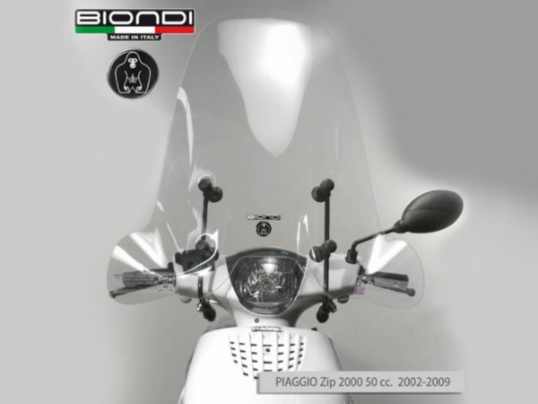 Windscreen Piaggio Zip 4 stroke high Z line no fixation set