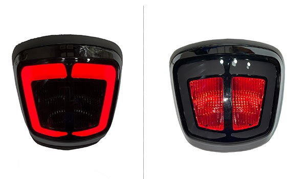 Rear light Vespa Sprint Vespa Primavera '18 led tube smoke