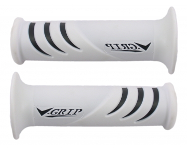Handle Grip paire white and black V-Grip universal