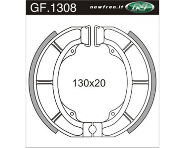 Brake shoe Aprilia Habana / Mojito behind Newfren