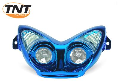 Koplamp+Knipperl. Twin Tnt Yamaha Aerox Blauw Anod