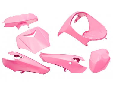 plaatwerkset vivacity 6dlg pink-roze