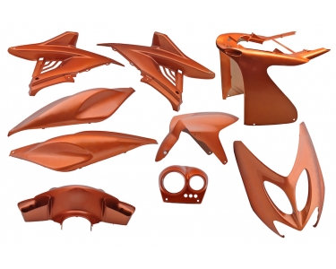 plaatwerkset yamaha aerox 9-delig flip-flop oranje