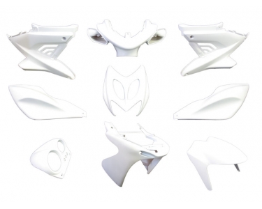 yamaha aerox bodykit 9-piece matt white