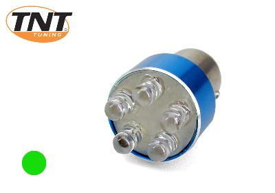 Lamp 12V Ba15S Blauw 5 Leds Groen Tnt