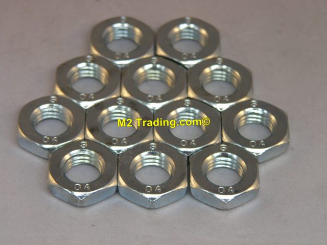 Asnut M10X1.25 Plat (Verpakt Per 12)