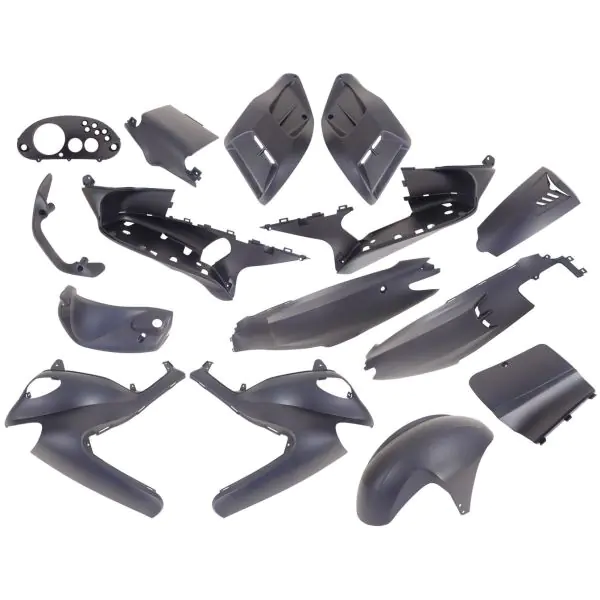 Plaatset met SCHADE  Edge Gilera Runner 15 delig - mat donker blauw (tot bouwjaaar '08-2005)