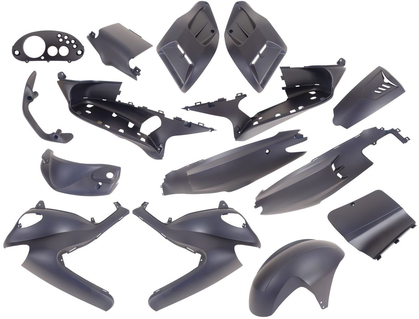 Bodywork Edge Gilera Gilera Runner 15 parts - matt dark blue (till bouwjaaar '08-2005)