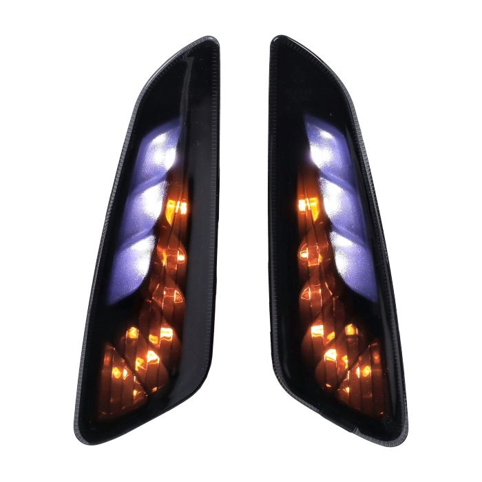 Winker set led + led dagrijverlichting donker smoke Primavera Sprint front DMP