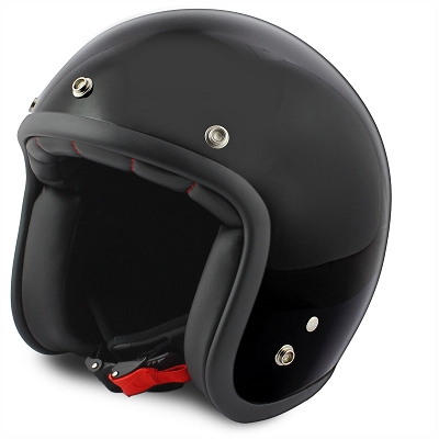 Jet Helm no-end glanz Schwarz Maße xl