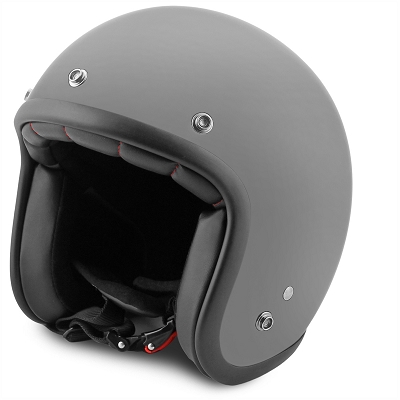 Jet Helmet no-end matt grey size xl