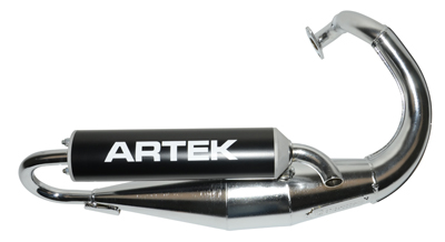 Exhaust Artek reverse chrome Peugeot Vivacity Peugeot Speedfight