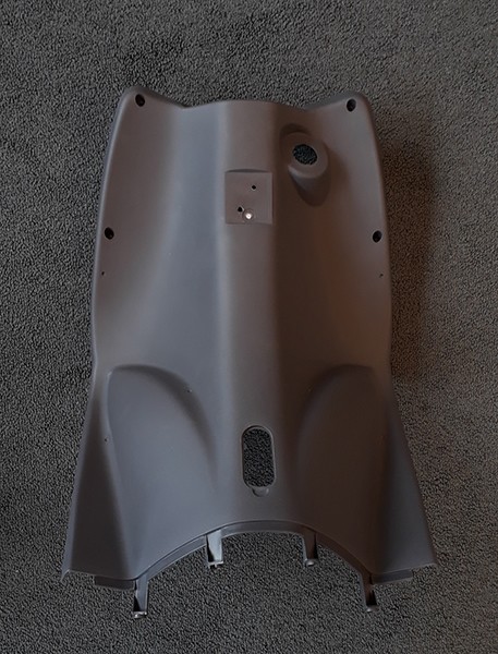 Leg shield Viva grey original 739502gc with damage