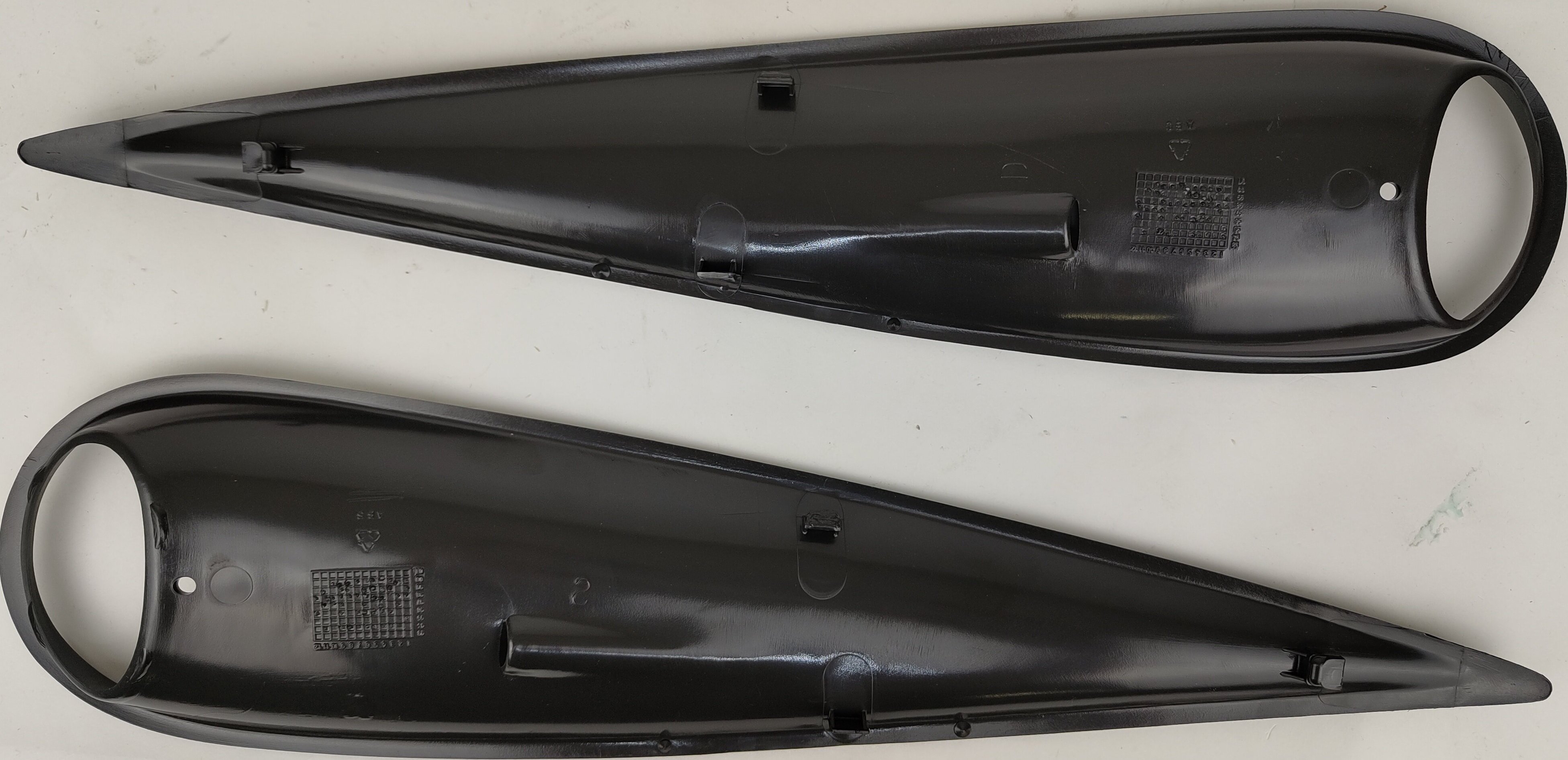 Air inlet set side cover Malaguti F12 old type left and right original 07119303