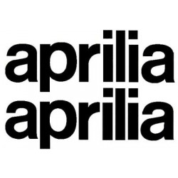 Stickerset Aprilia 2Dlg Wit