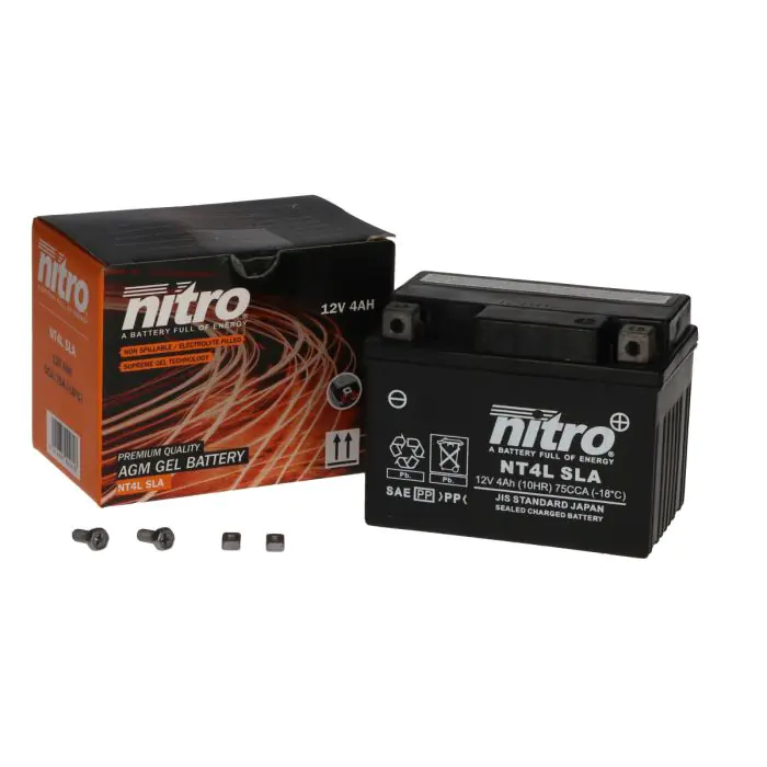 Accu NTC4L-BS Nitro onderhoudsvrij gel