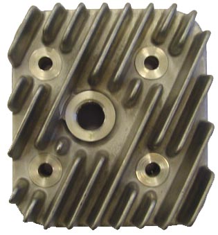 Cylinder head Piaggio 40MM 50cc AC Rms Vespa Gilera