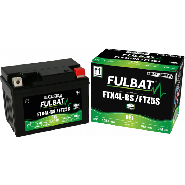 Battery Fulbat FTX4L-BS (YTX4L-BS) maintenance free gel