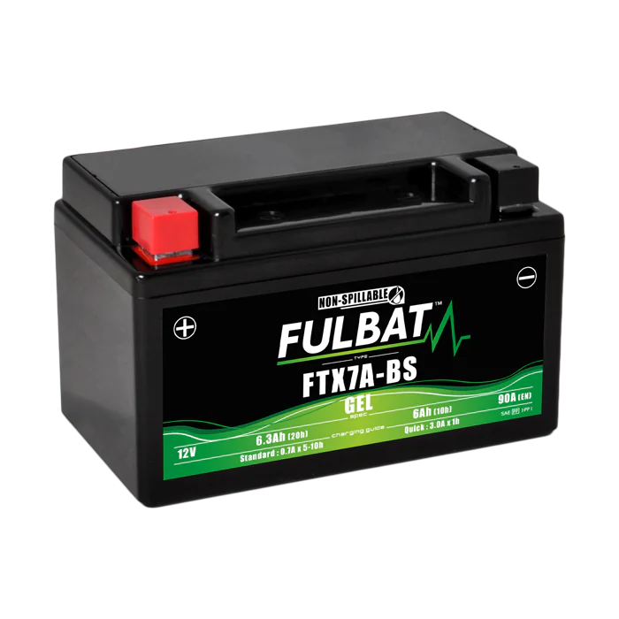 Accu  FTX7A-BS (YTX7A-BS) onderhoudsvrij gel 4-takt scooter