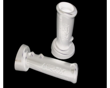 Handle grip (paire) White Yamaha Aerox original