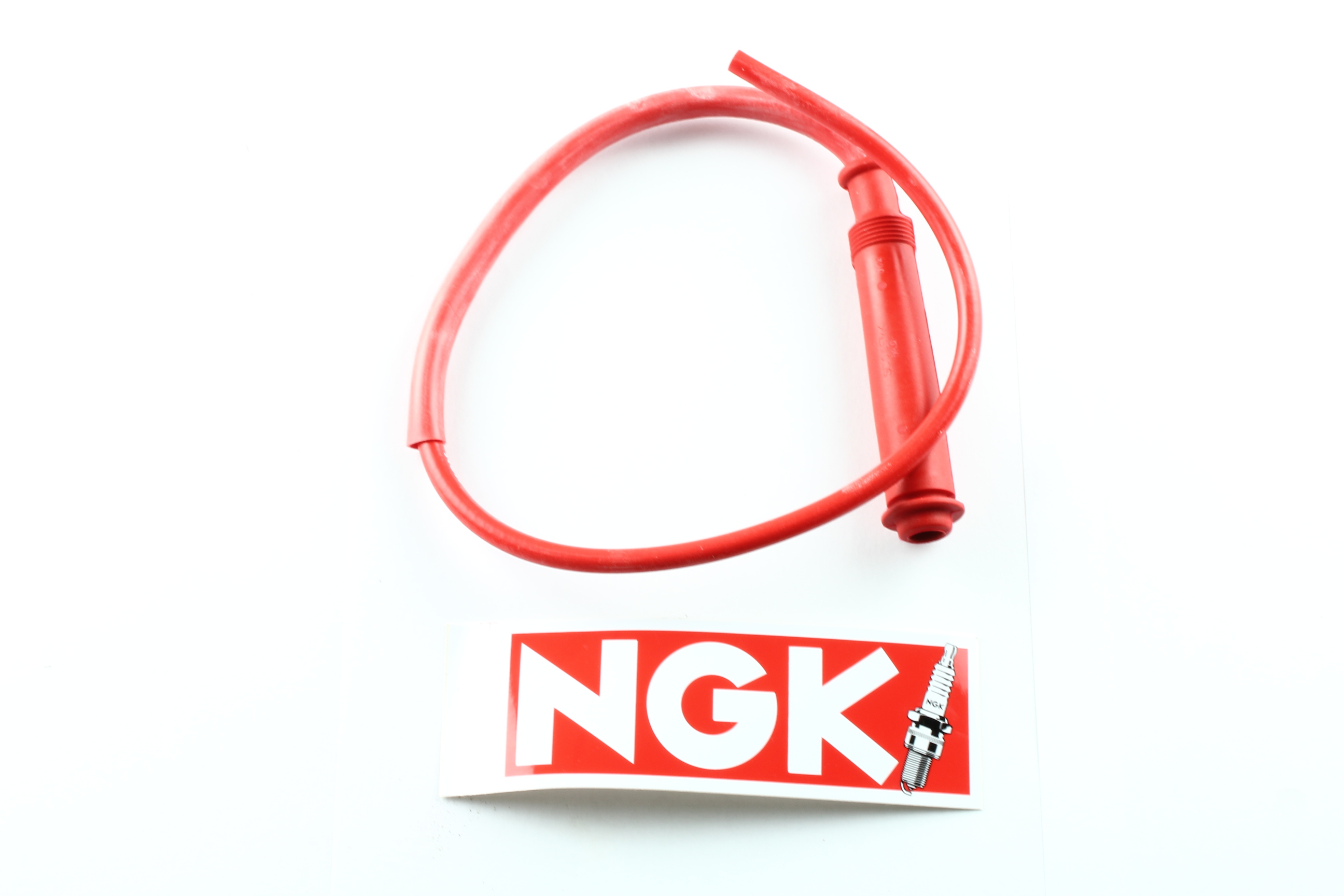 Zündkabel NGK racing rot einschließlich Kappe Cr3 gerade