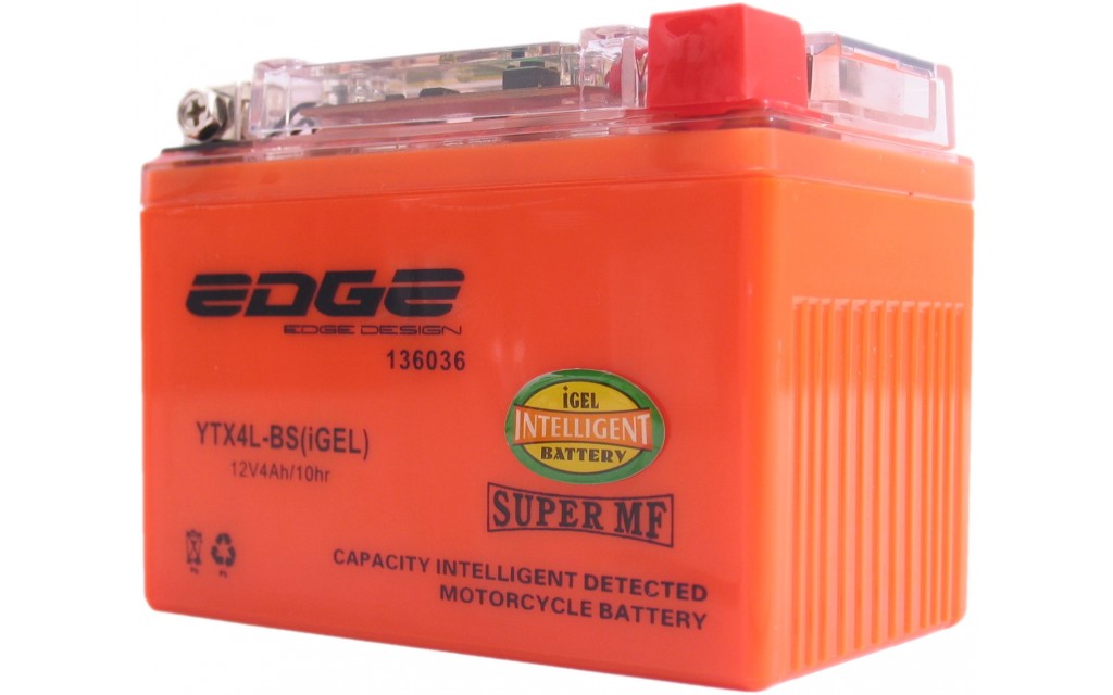 Edge Batterie ytx-4l-bs intelligent-gel 12V 4Ah universal 2-takt