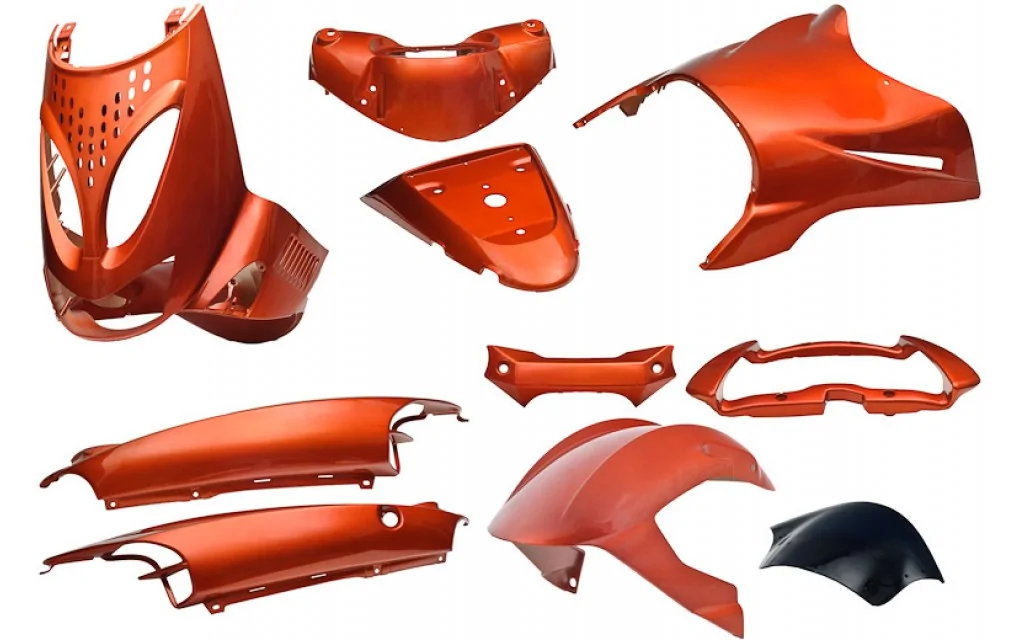 Kappenset Aprilia SR 11 delig Flash oranje EDGE