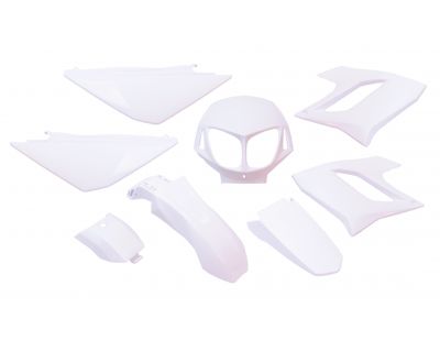 Body work set Derby Senda DRD-PRO 8-Delig white