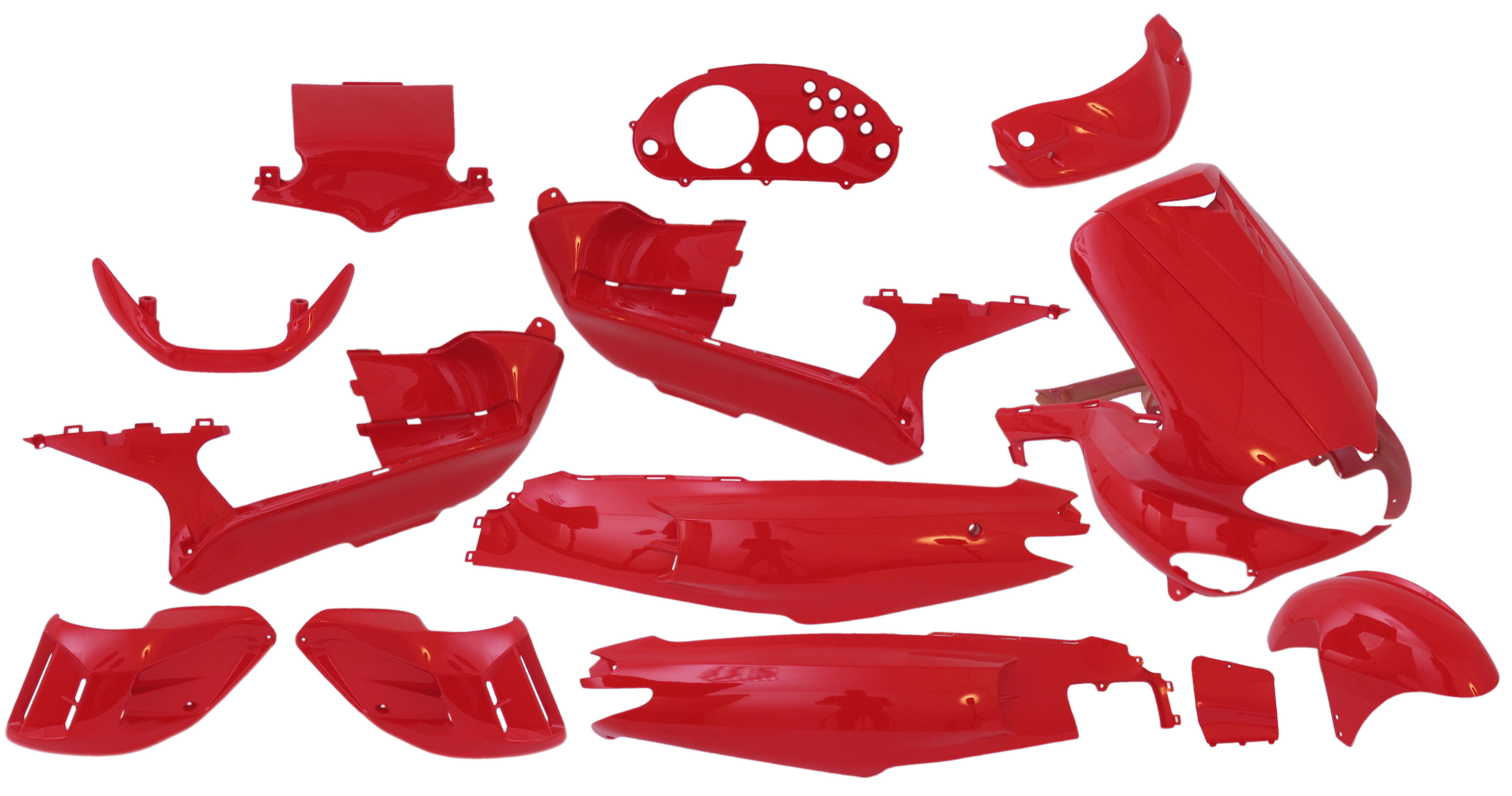 Bodykit Gilera Runner Ferrari red 15-pieces untill 08-2005