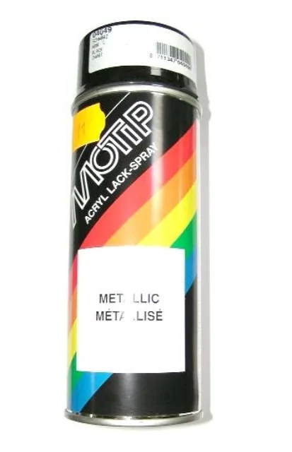Motip Metallic Lak Black 400Ml