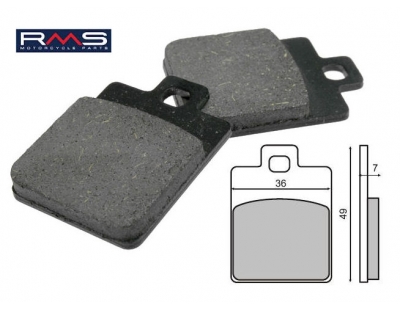 Brake pad set Piaggio Piaggio Zip Gilera Gilera Runner Vespa LX