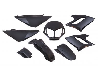 Body work set Derbi Senda DRD-PRO 8-Delig black