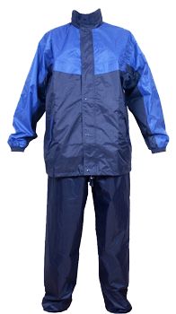 Regenpak Blauw Maat :Xxl (Jas + Broek)