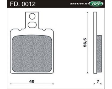 Brake pads Aprilia RS 1993 And 1996 front
