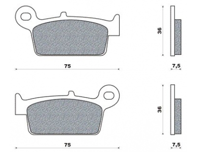 Brake pads Peugeot Peugeot Zenith 40km