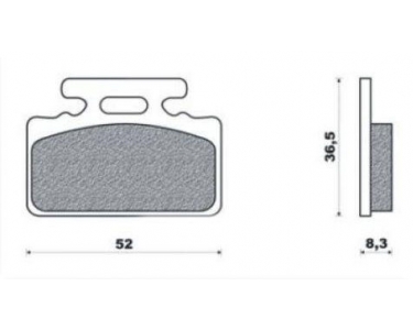 Brake pads Sym Sym Mio front FD0139